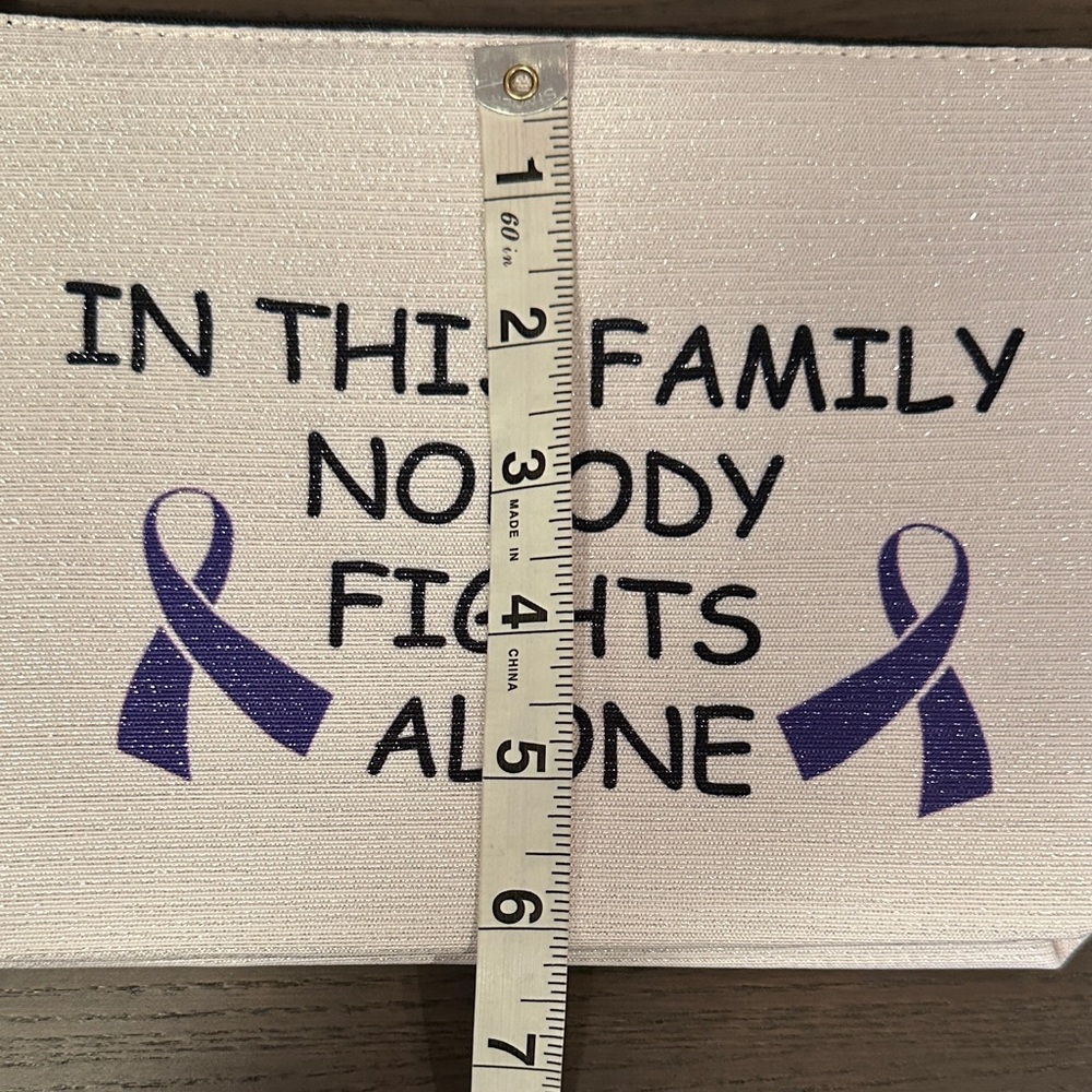Cancer Awareness Pouch NIP - Picture 5 of 7
